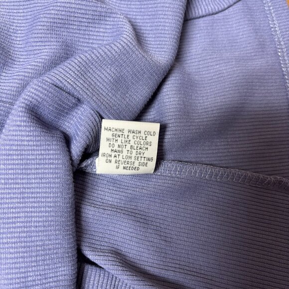 VTG Orange Kiss‎ Womens Y2K Ribbed Shirt Size M Butterfly Rhinestones Bling - Picture 7 of 9